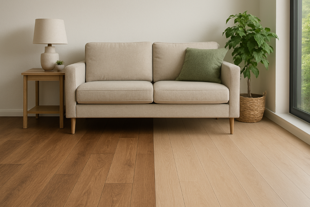 Pisos sustentáveis: laminado vinílico